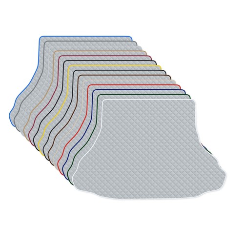Gris cuir éco tapis - gris, coffre