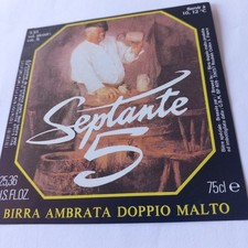 Etiquette bière Septante 5