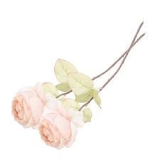  2 Pcs Rose Artificiel