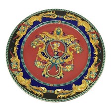 Assiette à vaisselle Rosenthal Versace décor Le Roi Soleil 31 cm