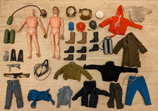 Vintage Palitoy Action Man From 1964. Job Lot Bundle As Seen. Spares Or Repairs.