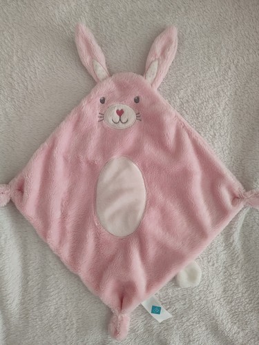 Doudou plat tex lapin rose - tex,