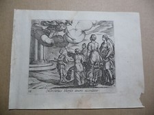 TEMPESTA - Metamorphoses d'Ovide, 1606. N°18 - Mercurius Herses amore - ORIGINAL