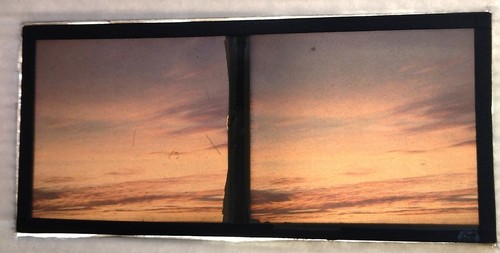 Autochrome coucher soleil - autochrome,