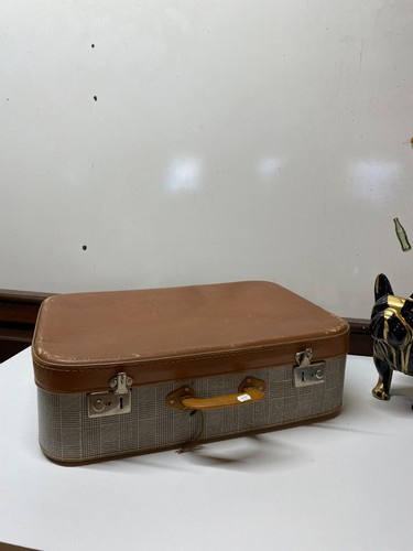 Ancienne valise cuir sans - valise,