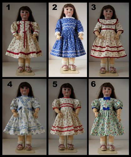 Robe poupée ancienne - robe,