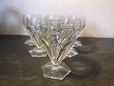 CRISTAL ST LOUIS 6 VERRES À VIN MODÈLE POINCARE