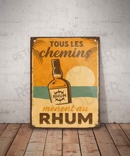 Plaque métal vintage citation