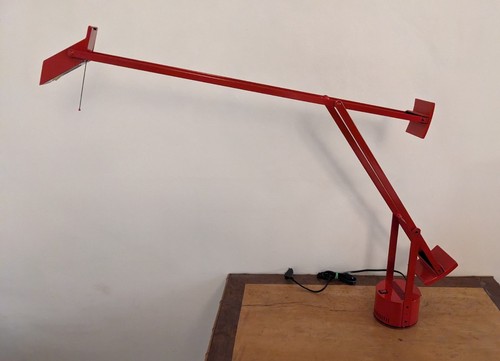 Lampe architecte tizio rouge - lampe, d'architecte