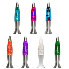 Lampe À Lave Rétro ANGELINA Avec Ampoule Magma Décoration De Table