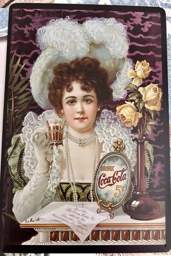 Plaque métal coca - plaque, cola