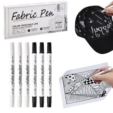 Lot de 6 Marqueur Textile et