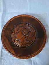 ASSIETTE DECORATIVE EN BOIS