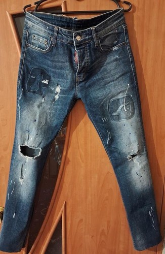Men dsquared jeans navy - men's,