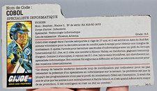 GIJOE GI JOE CARTE FIGURINE