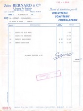 Facture  1966  JULES BERNARD A