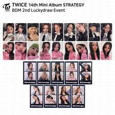 TWICE 14th Mini Album STRATEGY BDM 2nd Lucky Draw Photocard 2Cut Photo