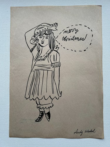 Andy warhol dessin sur papier - andy,