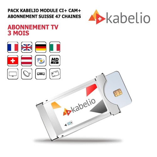 Pack module kabelio cam - module, +