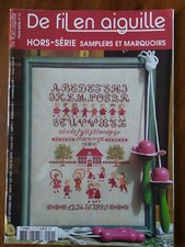 De fil en aiguille Magazine Point de croix Hors-série N°11 Samplers et marquoirs