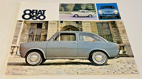 Feuillet publicitaire fiat - feuillet, 850
