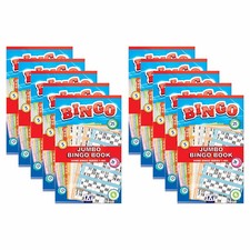 10 X Jumbo Livres De Bingo Pads 4800 Billets De Bingo Cartes De Jeu En Famille