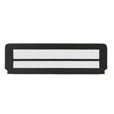 Wiltec Barrière lit enfant 150x42cm Métal Nylon Garde-corps pliable anti-chute