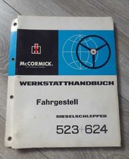IHC MC Cormick Tractor 523 + 624 Workshop Manual Chassis