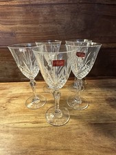 Lot 5 verres à eau CRISTAL