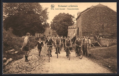 Cpa botassart semois villa - botassart-s-semois,,