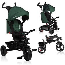 Tricycle 2 en 1 avec tige de poussée de 18 mois à 25kg LIONELO Hairi🔸 Bleu