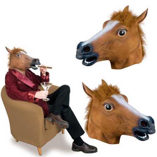 Masque cheval latex - cheval,