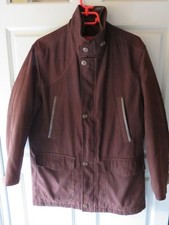  VESTE LONGUE. Tissu Peau de
