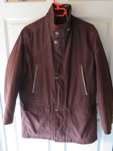 Veste longue tissu - , peau