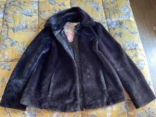 manteau veste fourrure écologique Patrizia Pepe neuve