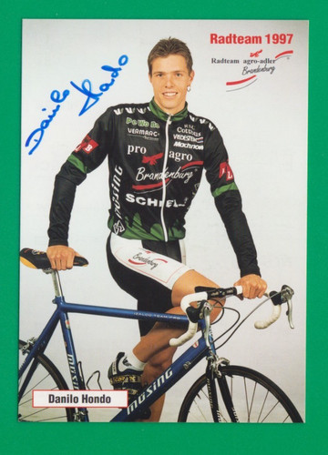 Cyclisme carte cycliste danilo - carte,