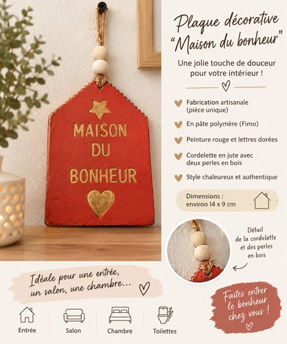 Plaque murale suspendre - plaque,