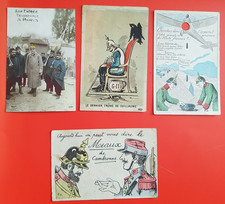 lot de  4 CARTES POSTALES