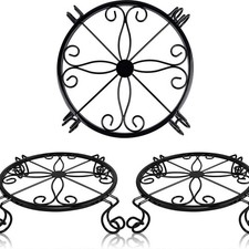 Support pot de fleurs en fer