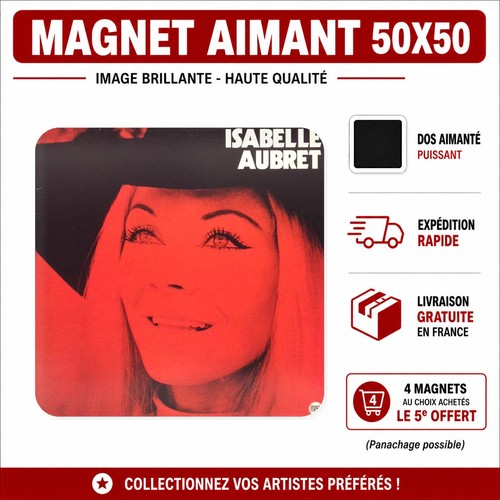 Magnet isabelle aubret - magnet, v6