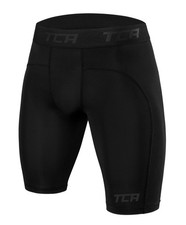 TCA Homme Pro Performance Collant de Compression Short pour Course - Black