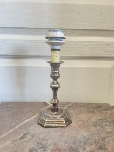 Ancien pied lampe - pied, bougeoir