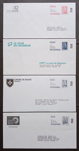 France enveloppes entiers - ,