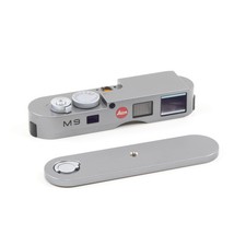 LEICA M9 STEEL GREY TOP + BASE PLATE #5429