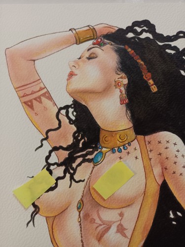 Dessin original dedicace - dessin, bd