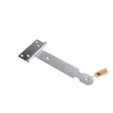 GeZu Impex Charnières en T Galvanoplastie 250 mm porte portail bois