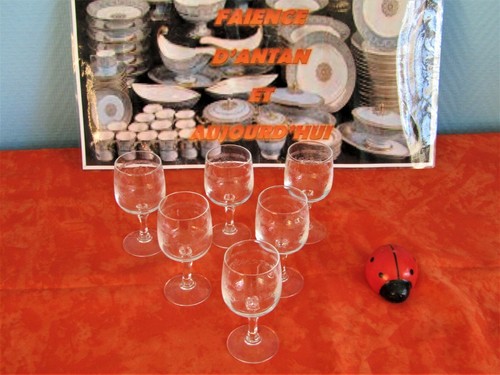 Verres liqueur en cristal - 6,