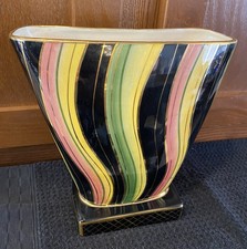 RARE MCM HUBERT BEQUET QUAREGNON #496 VINTAGE PORCELAIN VASE BELGIUM