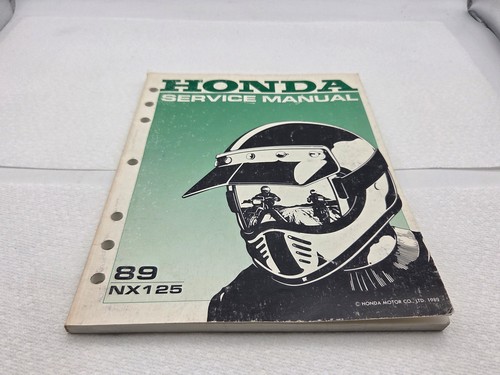 1989 honda nx125 service - honda,