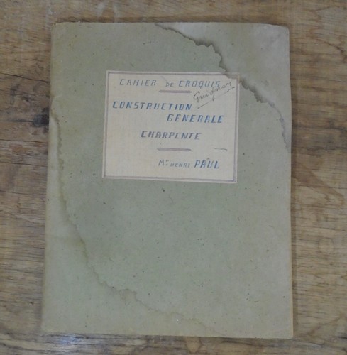 Cahier croquis construction - croquis,